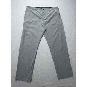 Vuori Mens 38 Gray Performance Stretch Chino Pants Golf Travel Lightweight